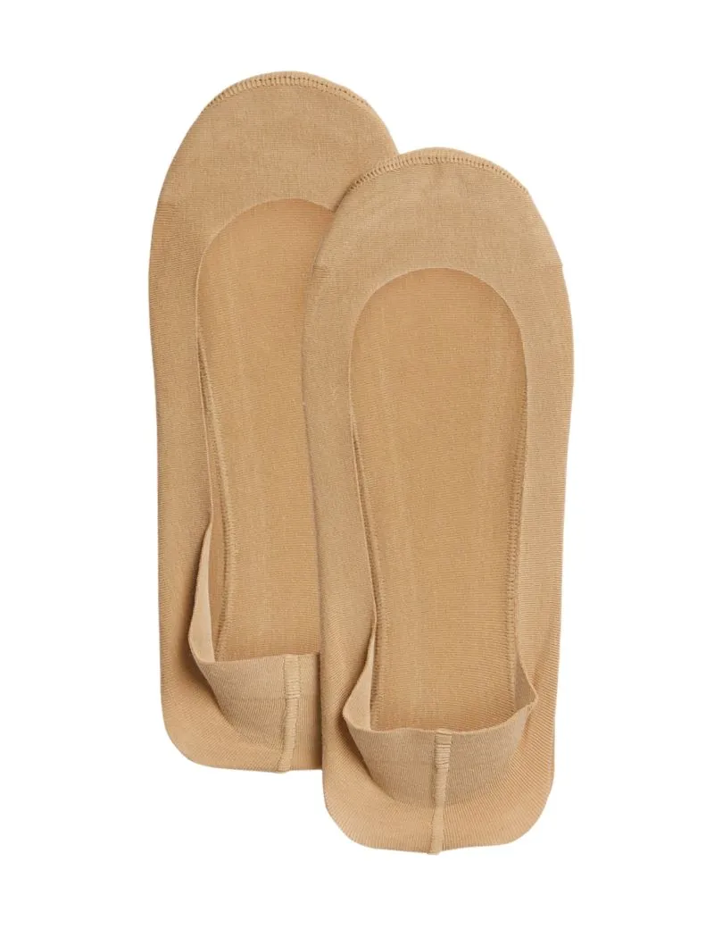 2pk Cotton Ultra Low Cut Footsies