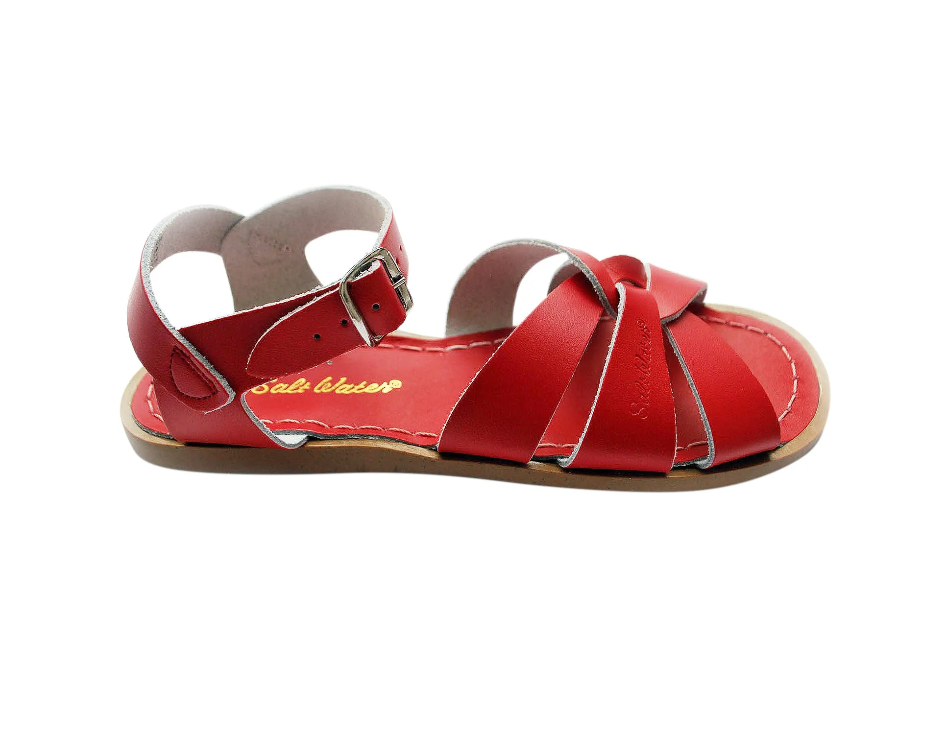 (884) Salt-Water Sandal Original - RED (Kids & adult)