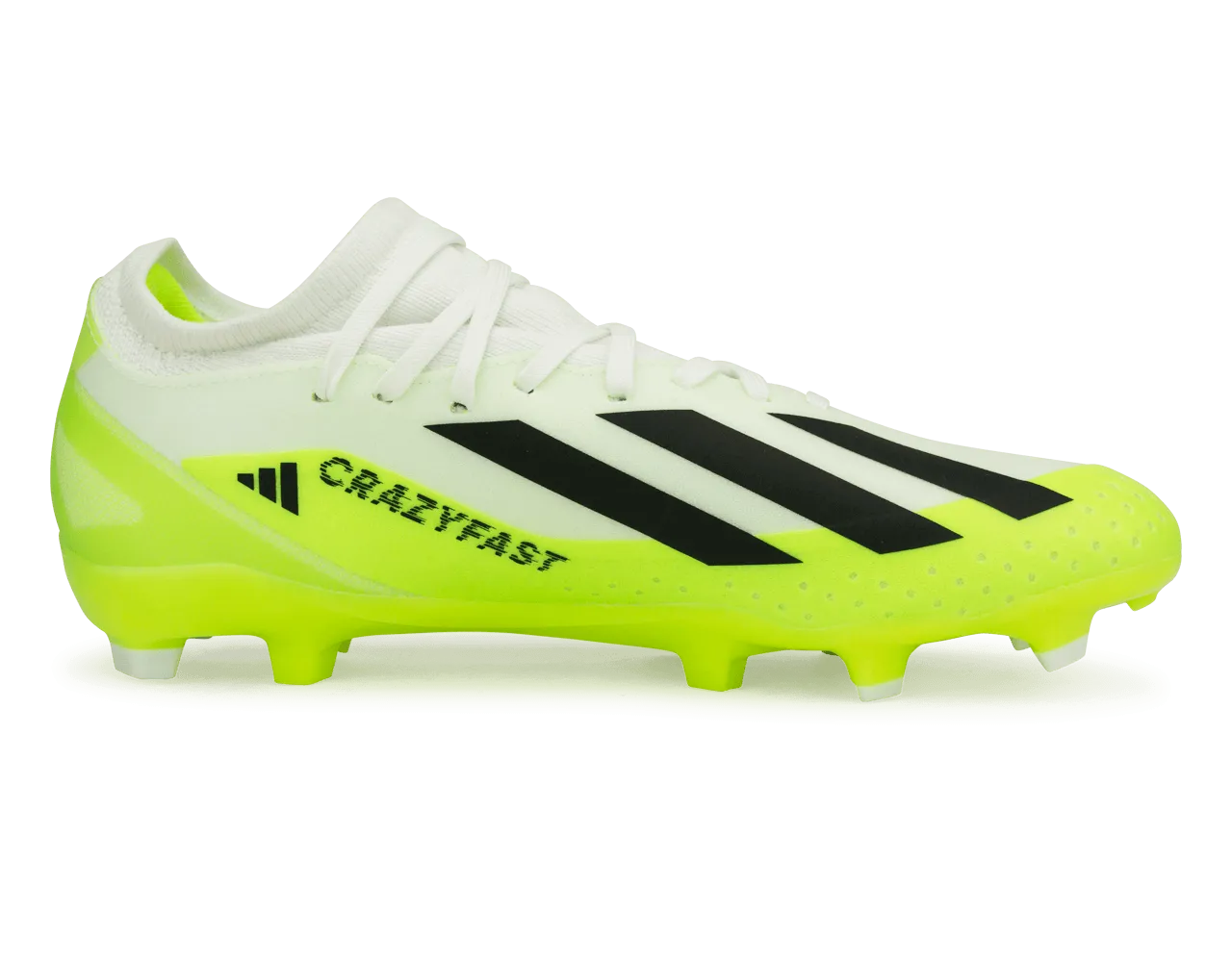 adidas Men's X Crazyfast.3 FG White/Lucid Lemon