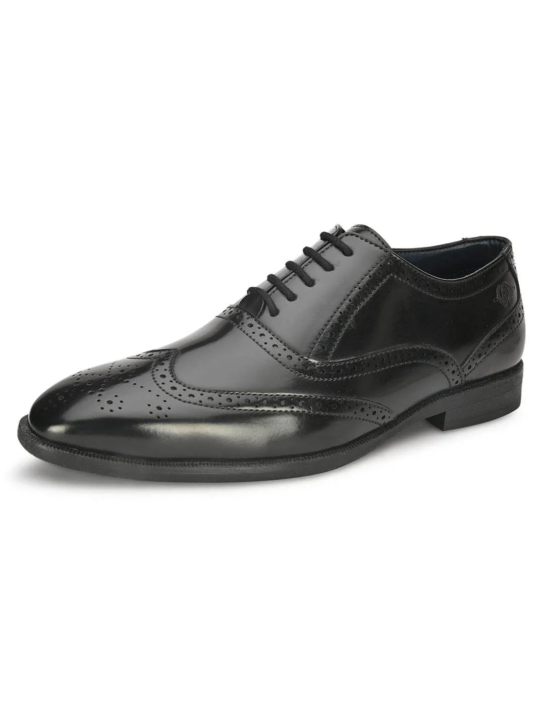 Alberto Torresi Black formal Brogue Shoes