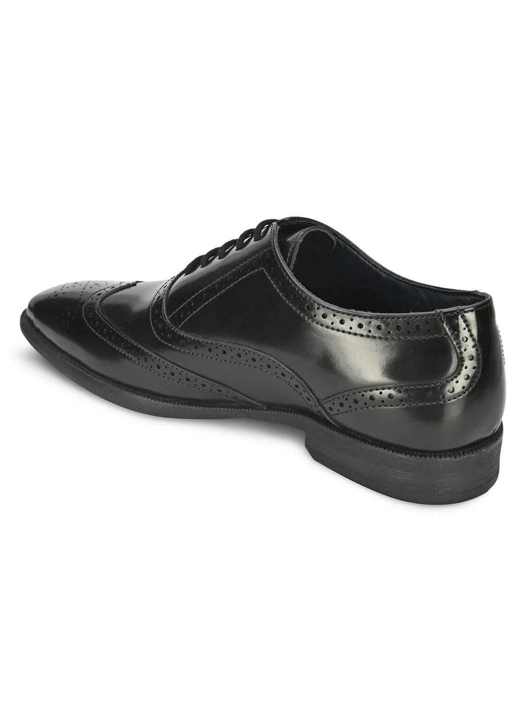 Alberto Torresi Black formal Brogue Shoes