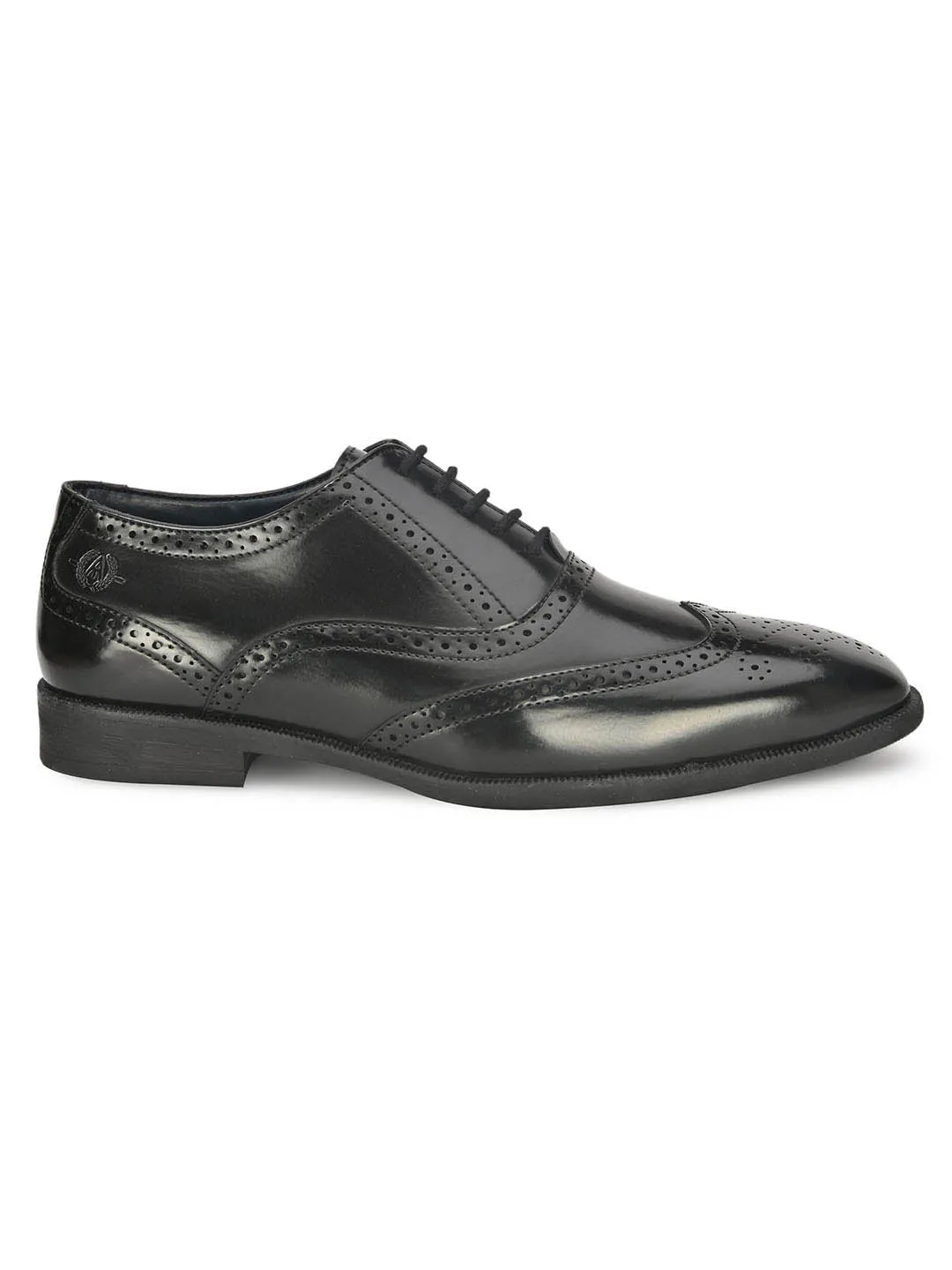 Alberto Torresi Black formal Brogue Shoes