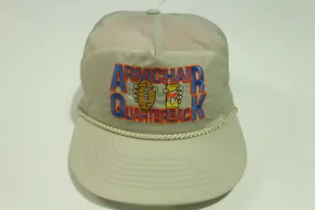 Armchair Quarterback Beer Deadstock Vintage 90's Adjustable Snapback Hat