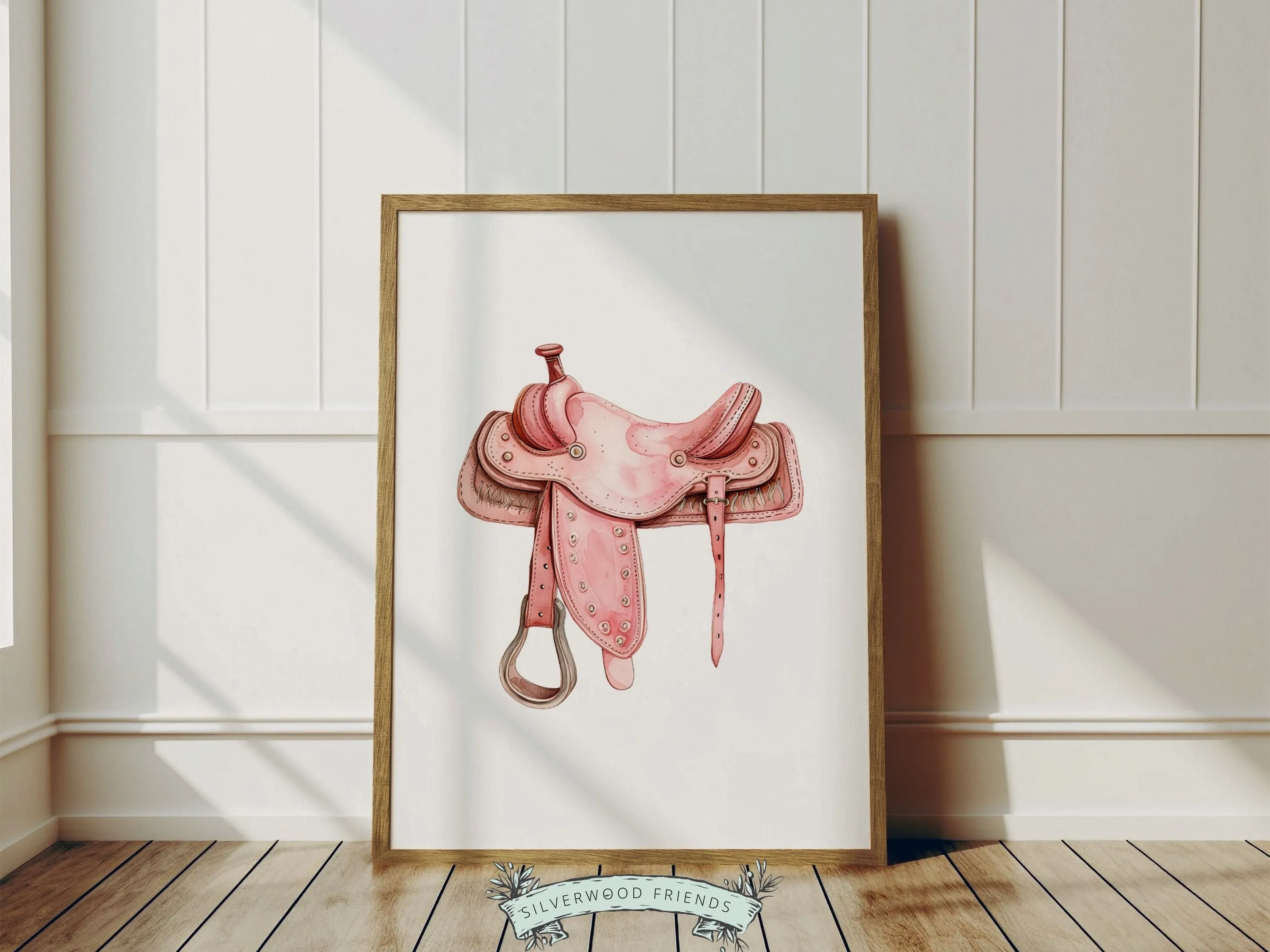 Baby Girl Western Nursery Prints - 002