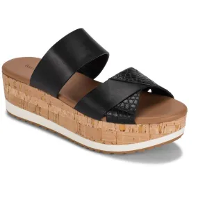 Baretraps Womens Whitlie Cork Platform Wedge Sandals