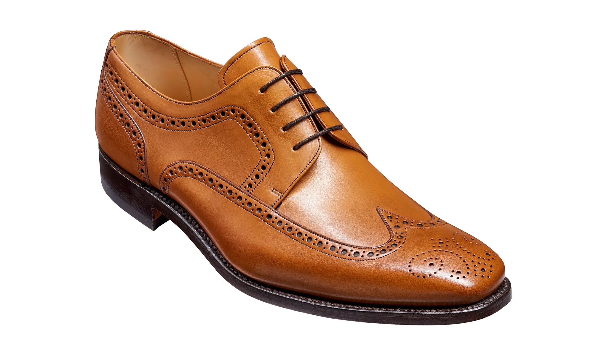 Barker Larry  Brogue Derby  - Cedar Calf