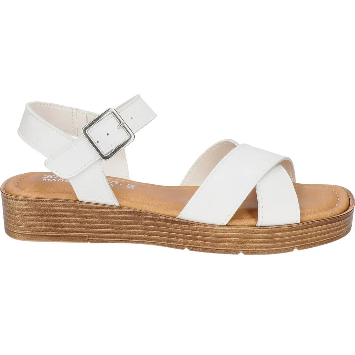 Bella Vita Womens Car-Italy Leather Dressy Wedge Sandals