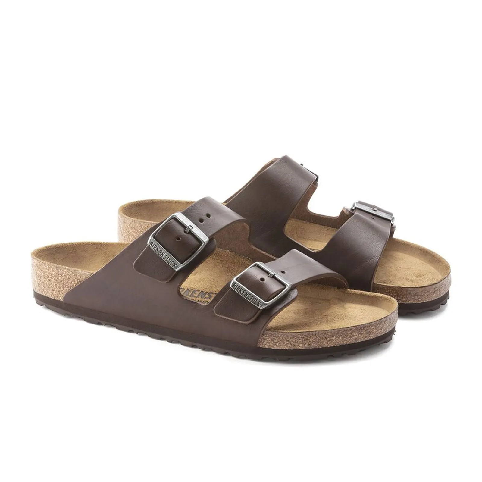 Birkenstock Arizona Grip Slide Sandal (Men) - Vintage Wood Roast Leather