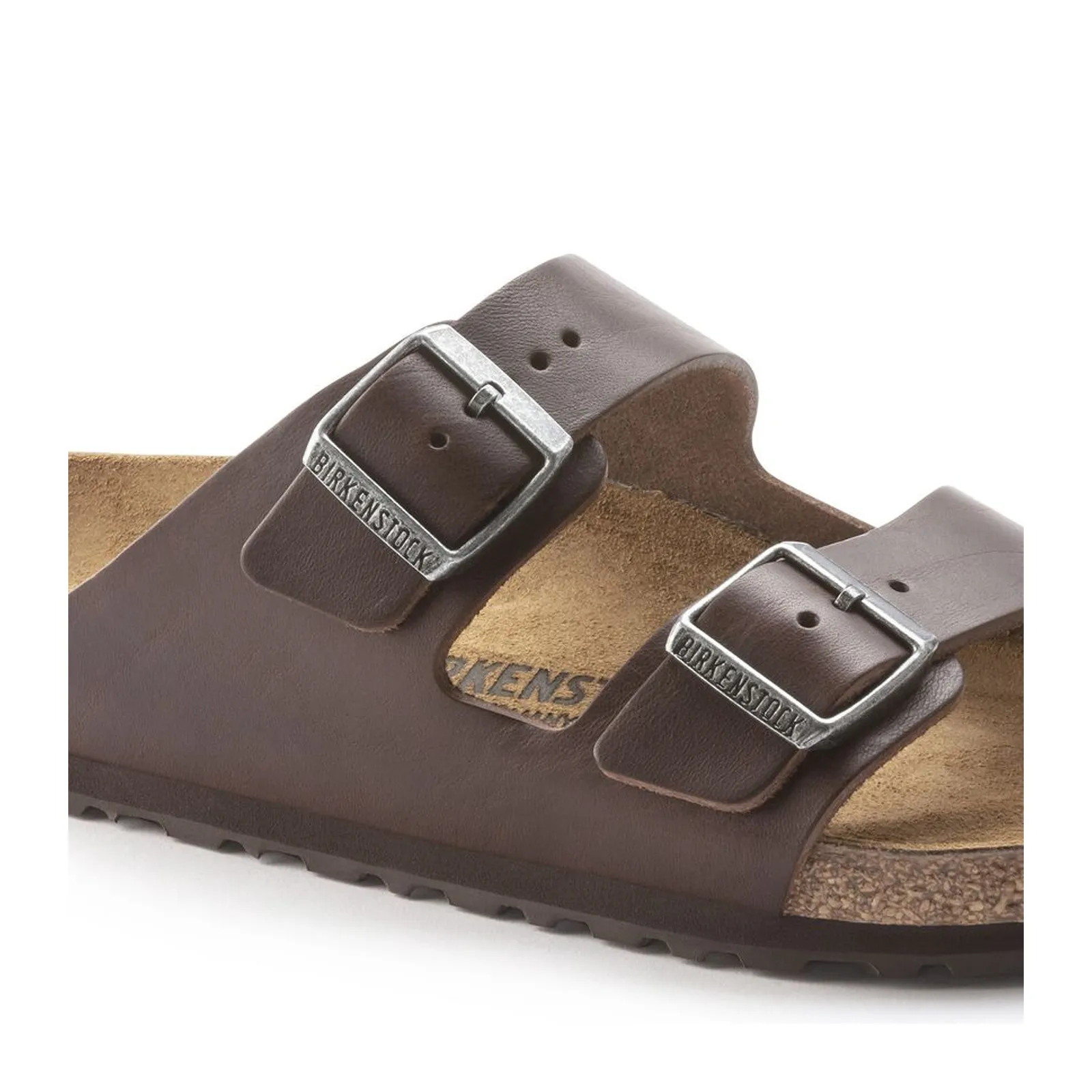 Birkenstock Arizona Grip Slide Sandal (Men) - Vintage Wood Roast Leather