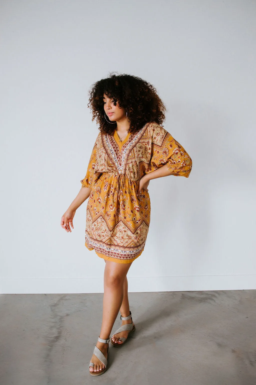 Boho Bombshell Mini Dress