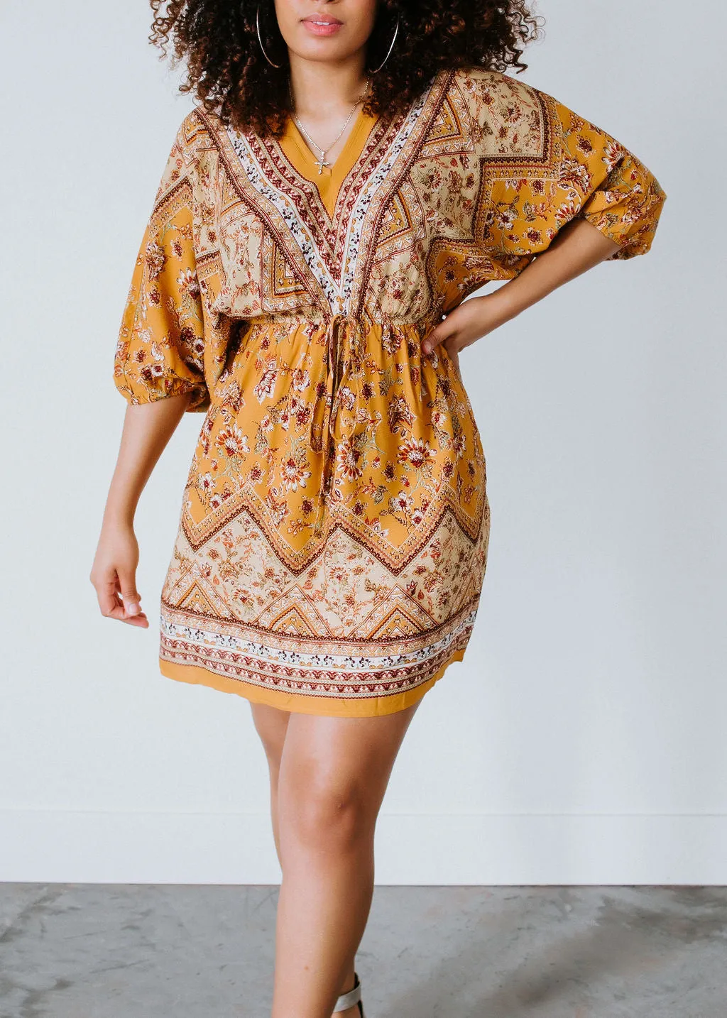 Boho Bombshell Mini Dress