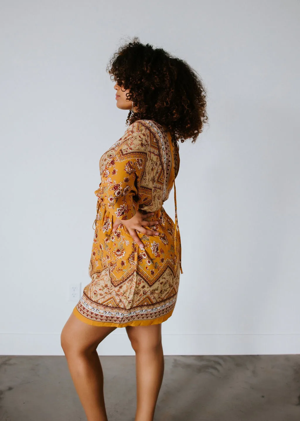 Boho Bombshell Mini Dress