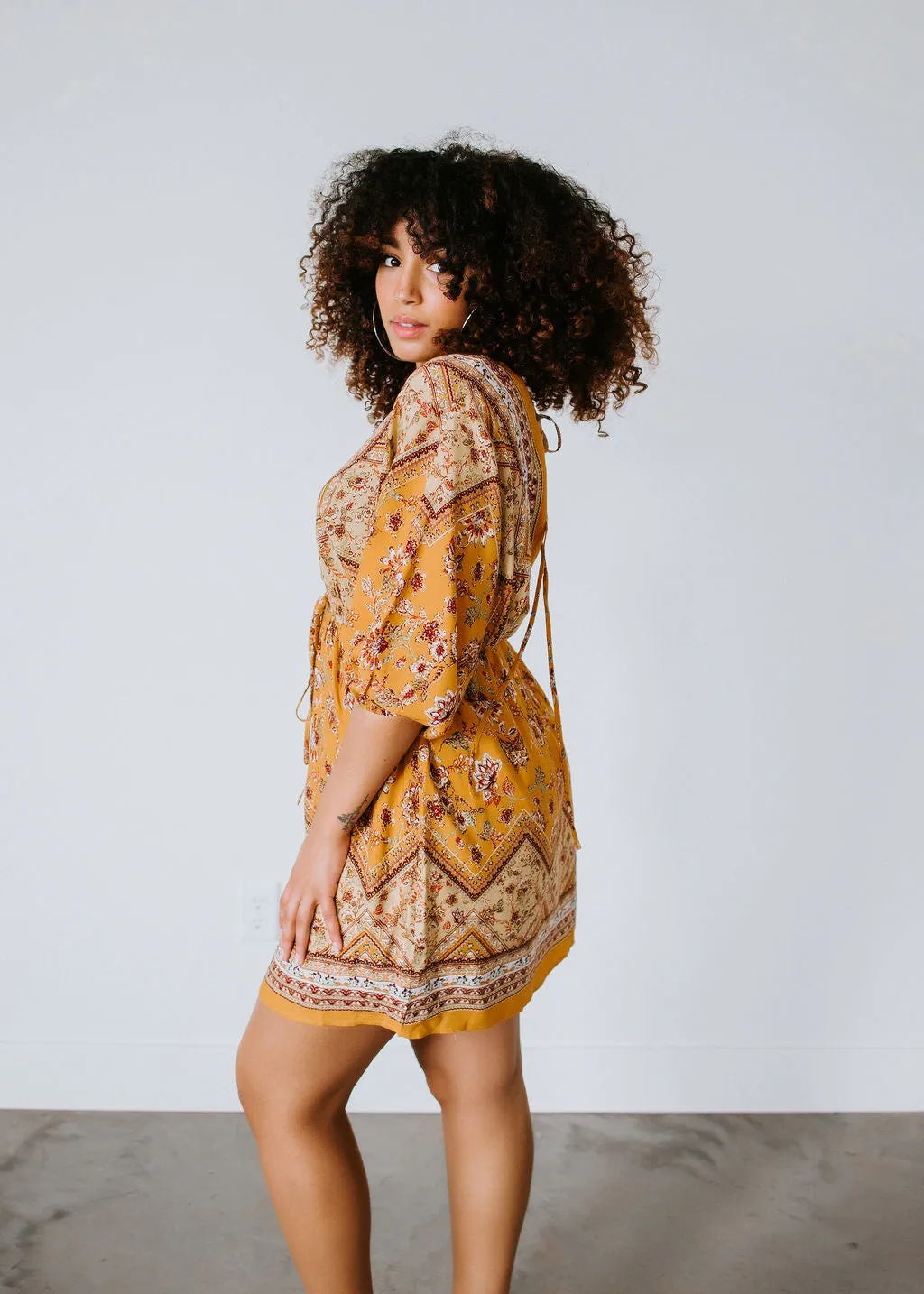 Boho Bombshell Mini Dress