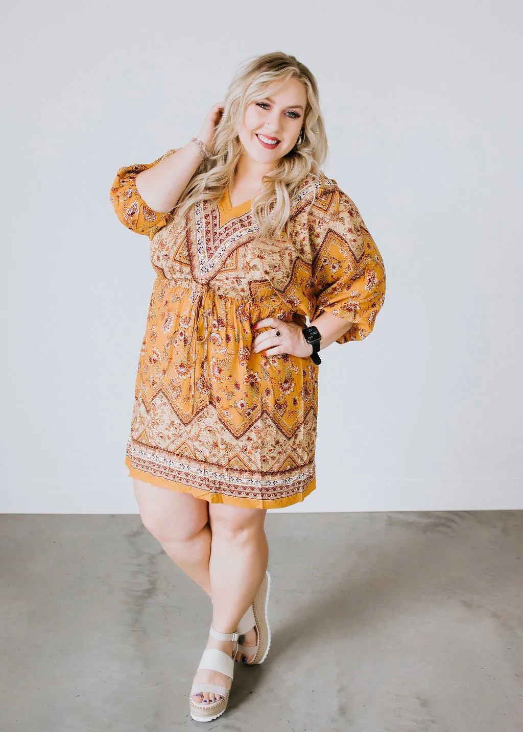 Boho Bombshell Mini Dress