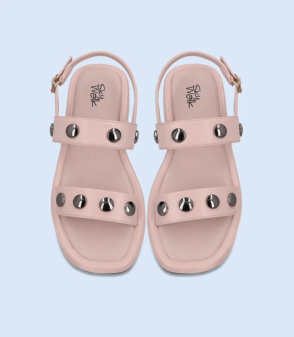 BW7352-TEA PINK-Women Comfort Sandal