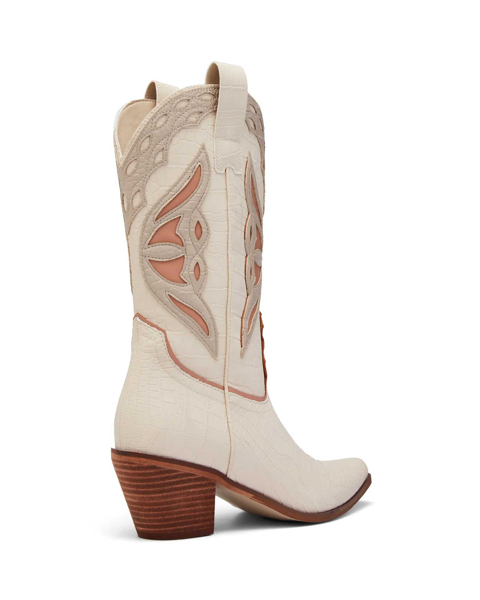 Chicago Cowboy Boot Bone Croc