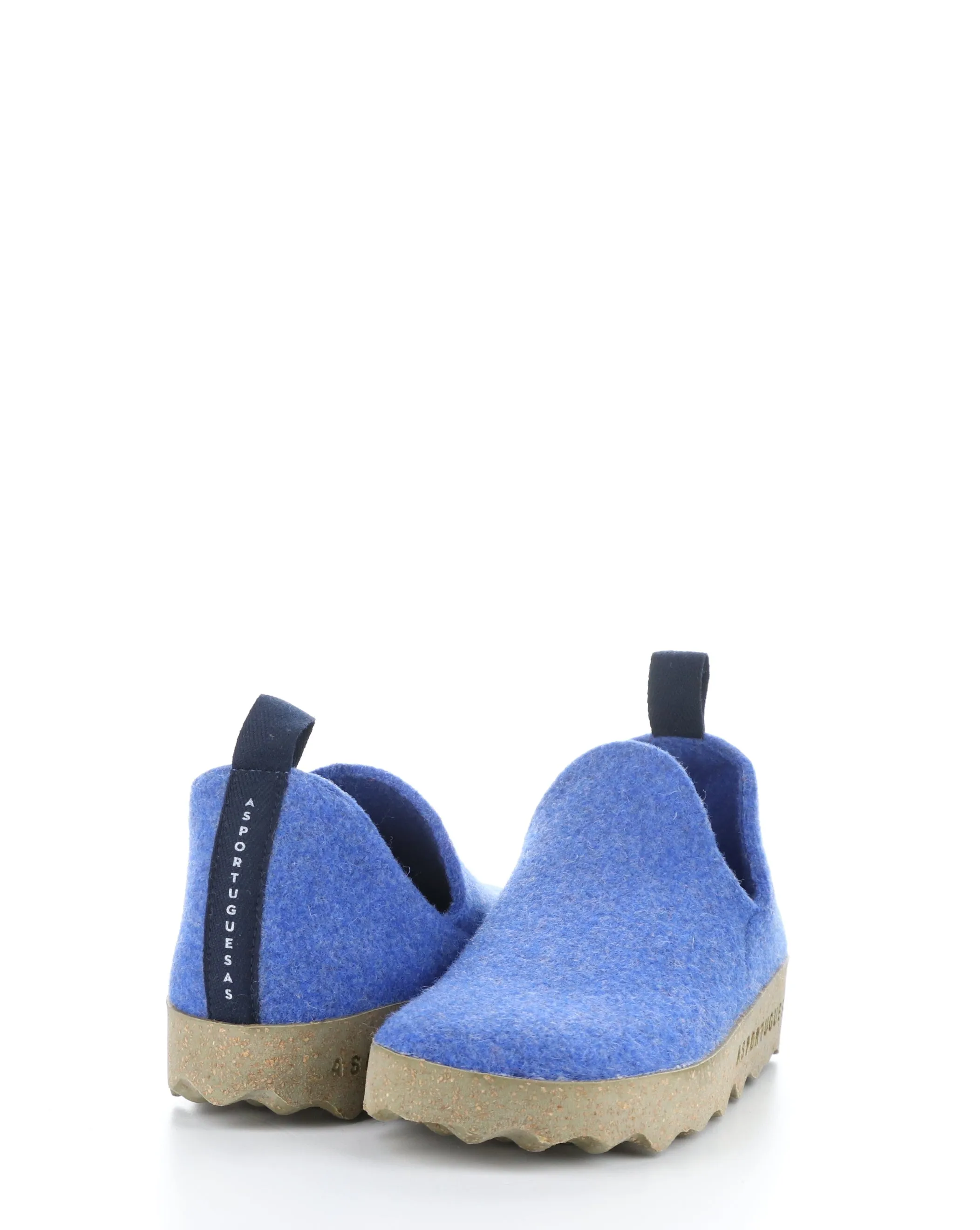 CITY Blue Round Toe Shoes