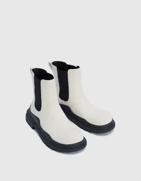 Colorblock Ankle Boots