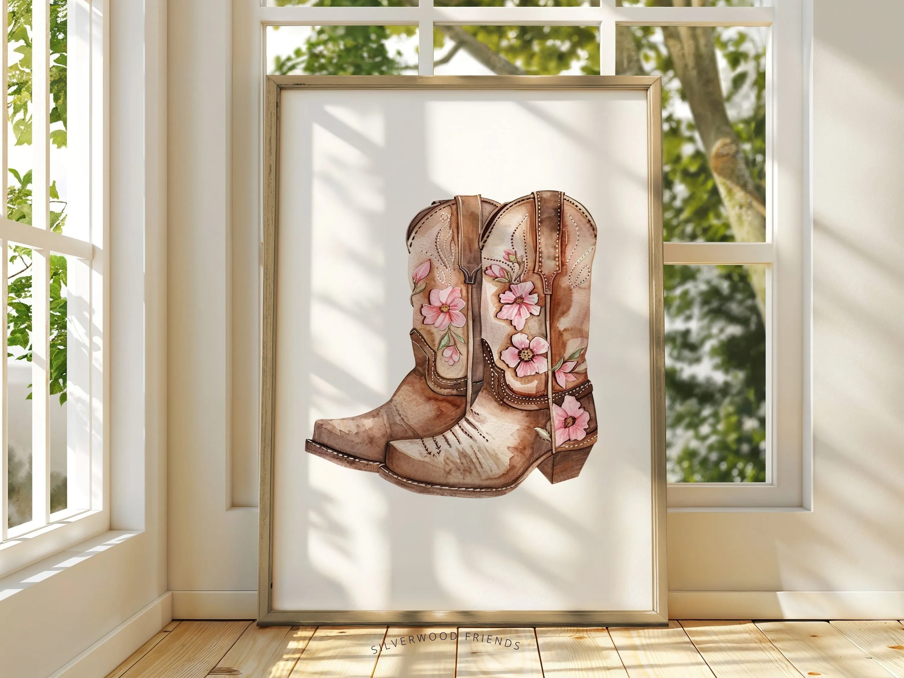 Cowgirl Nursery Prints - Set of 6