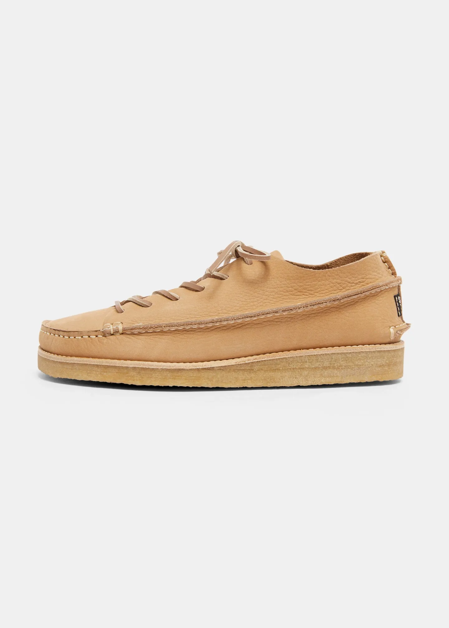 Finn Nubuck Lace Up Shoe On Crepe - Stone