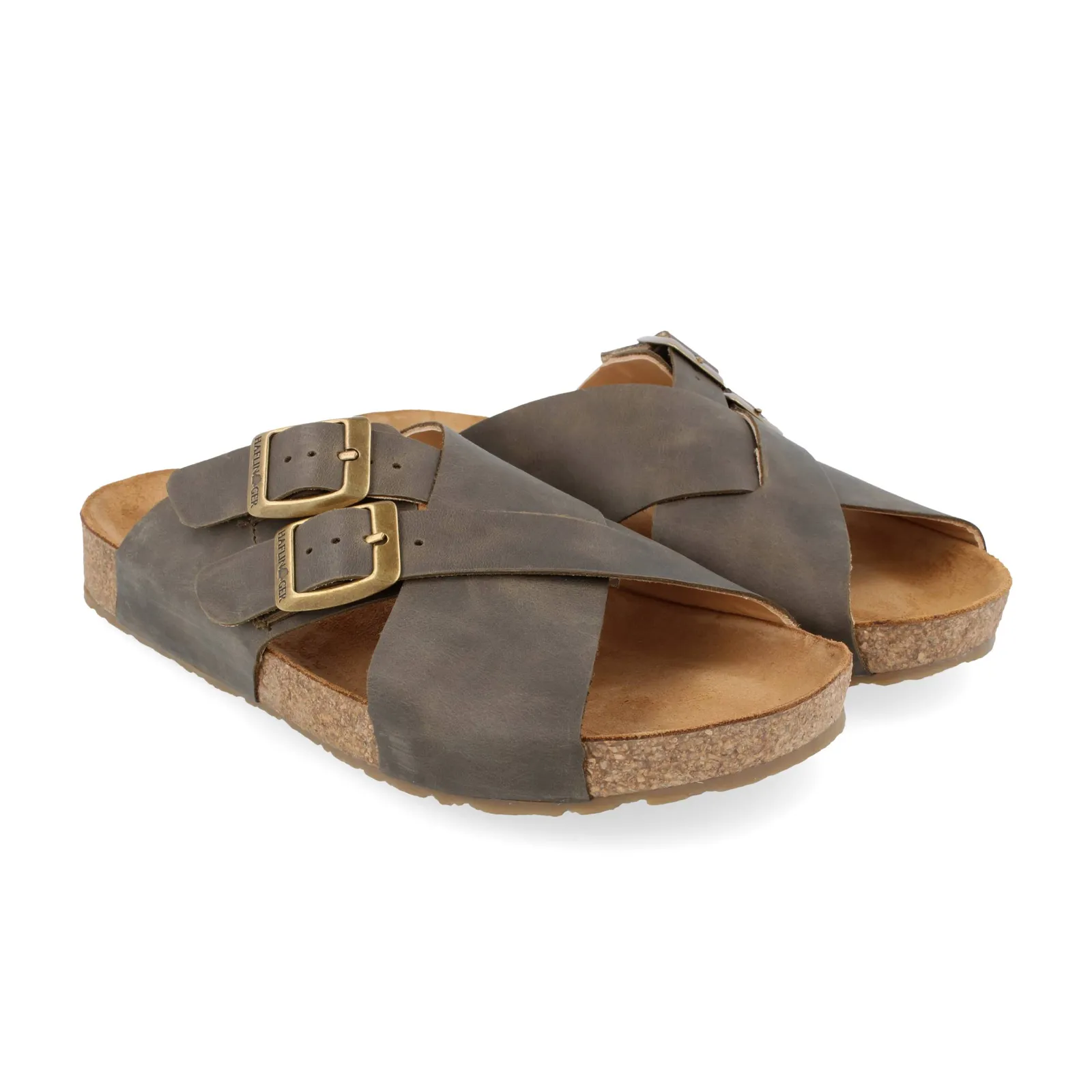 Haflinger Amiga Slide Sandal (Women) - Kaky