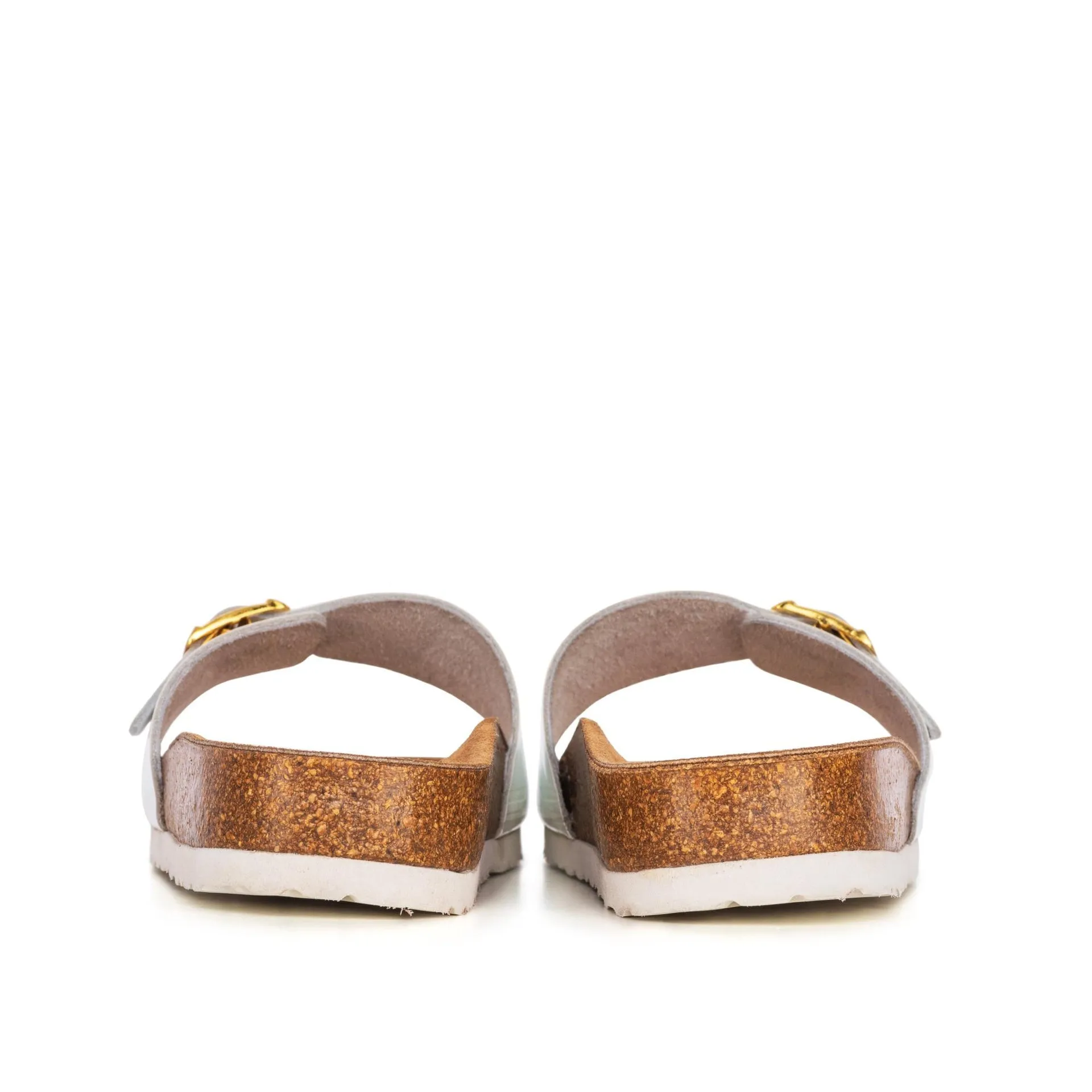 IVY WHITE CORK SANDAL