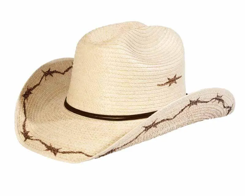 Kid's Sunbody Cattleman Hat Barbed Wire