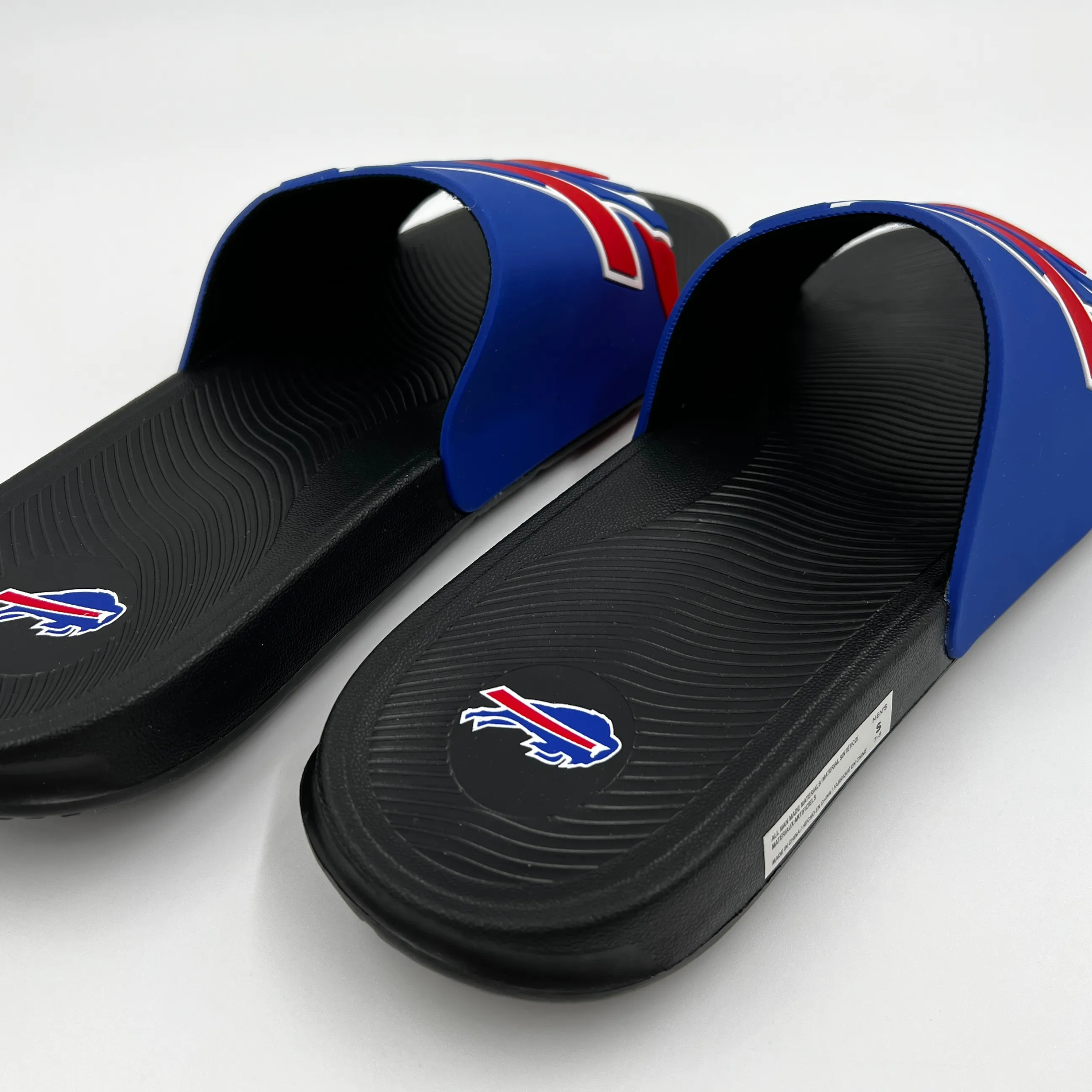 Men's Buffalo Bills Black Slides