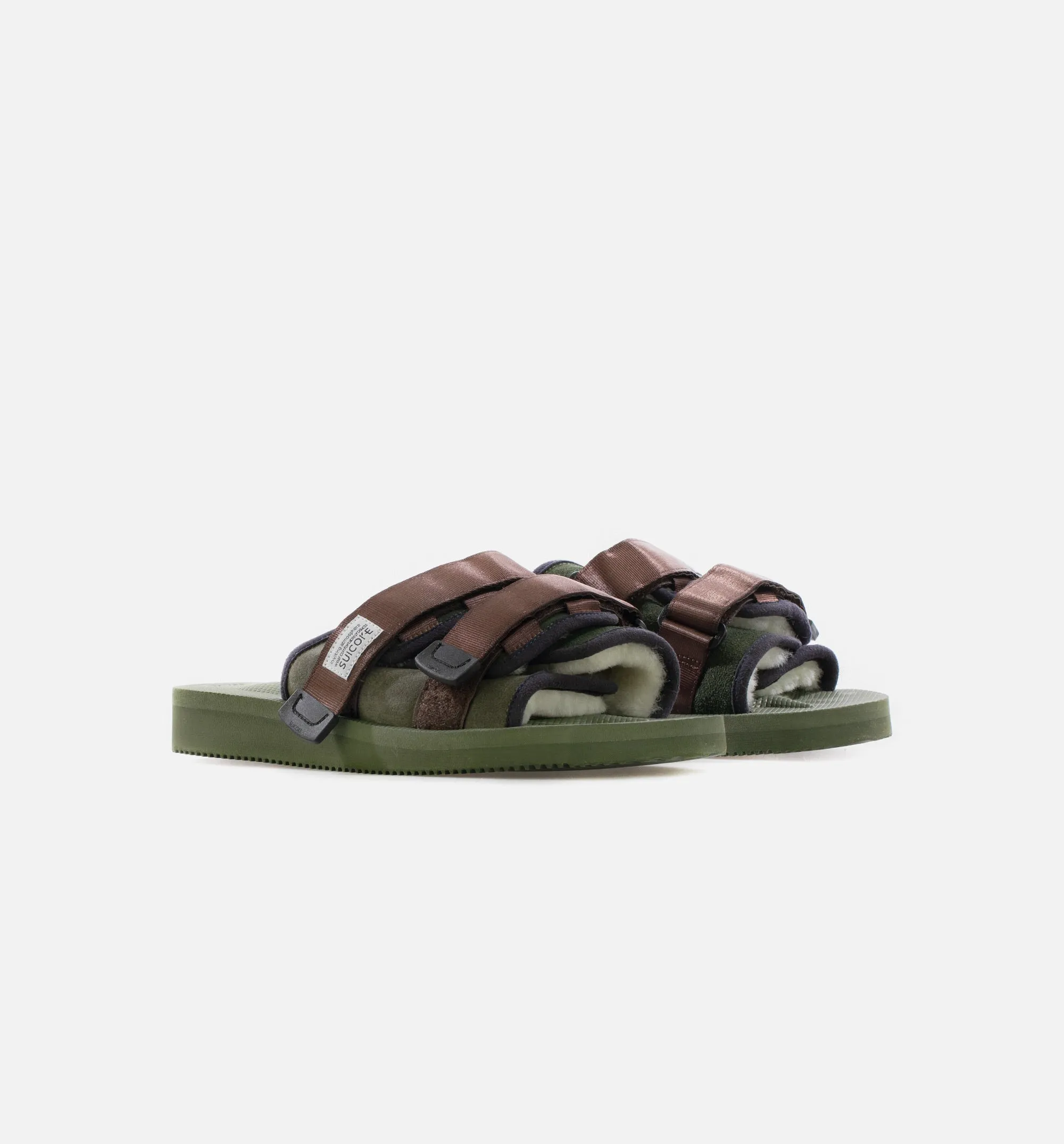 Moto Mab Slides Mens Sandals - Olive/Sage