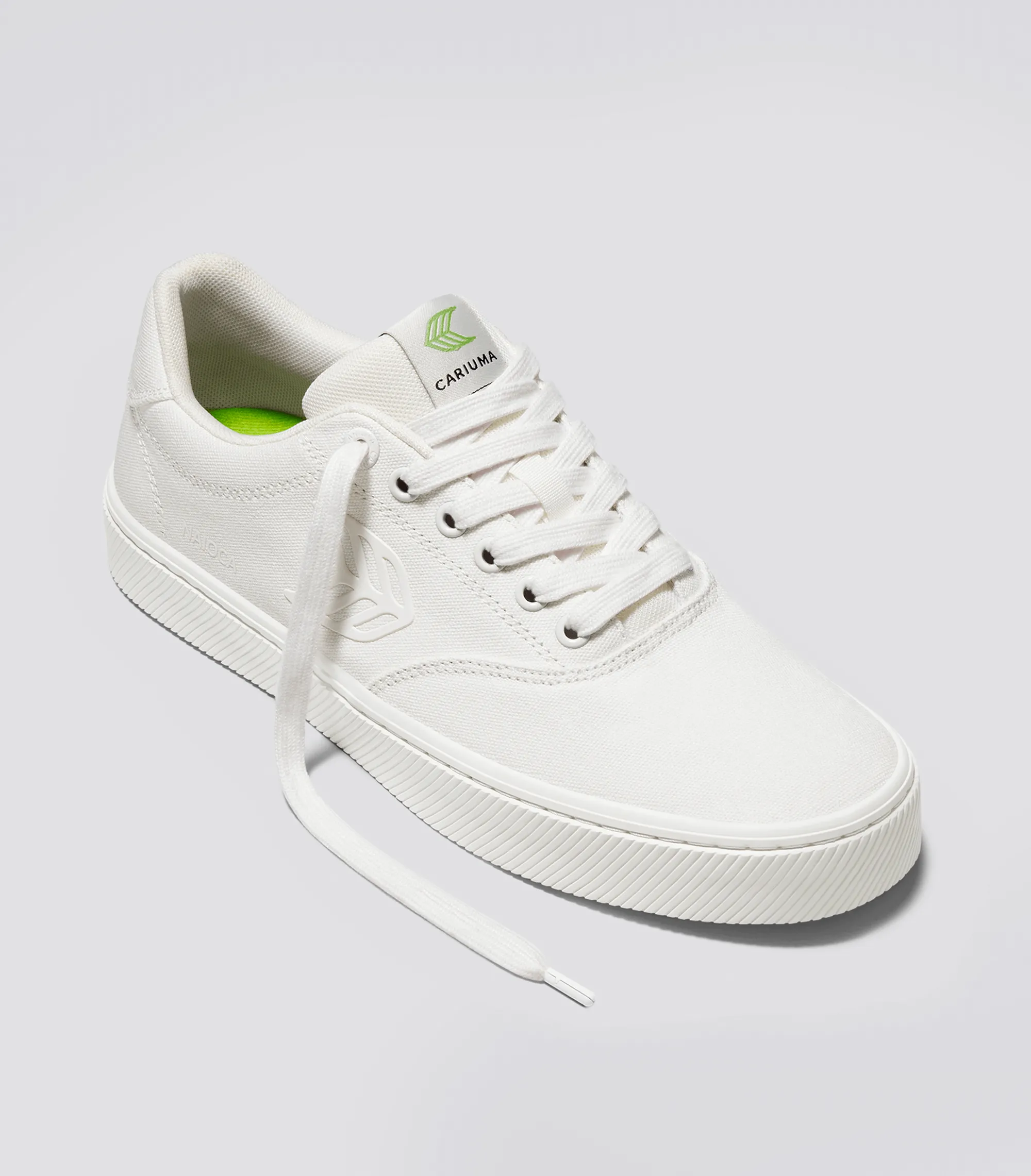 NAIOCA Canvas Off-White Canvas Sneaker Women