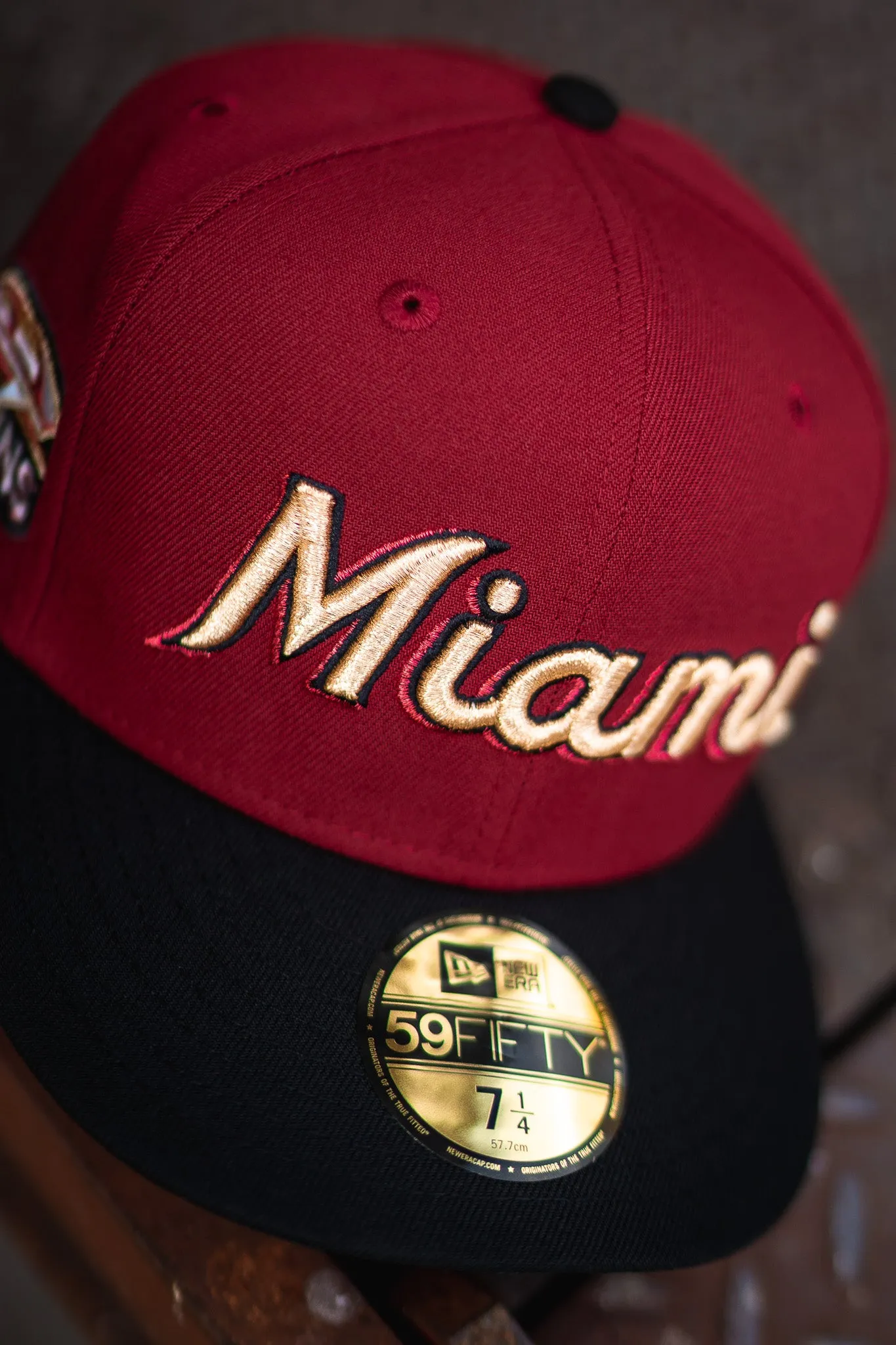 New Era Miami Marlins Marlins Park Green UV (Burgundy/Black)