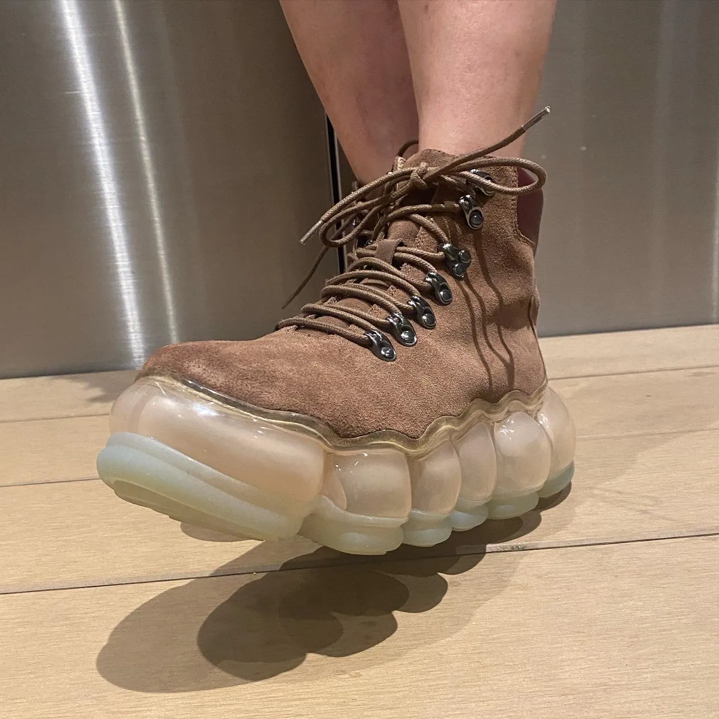 New “Jewelry” Mountain Boots / Brown