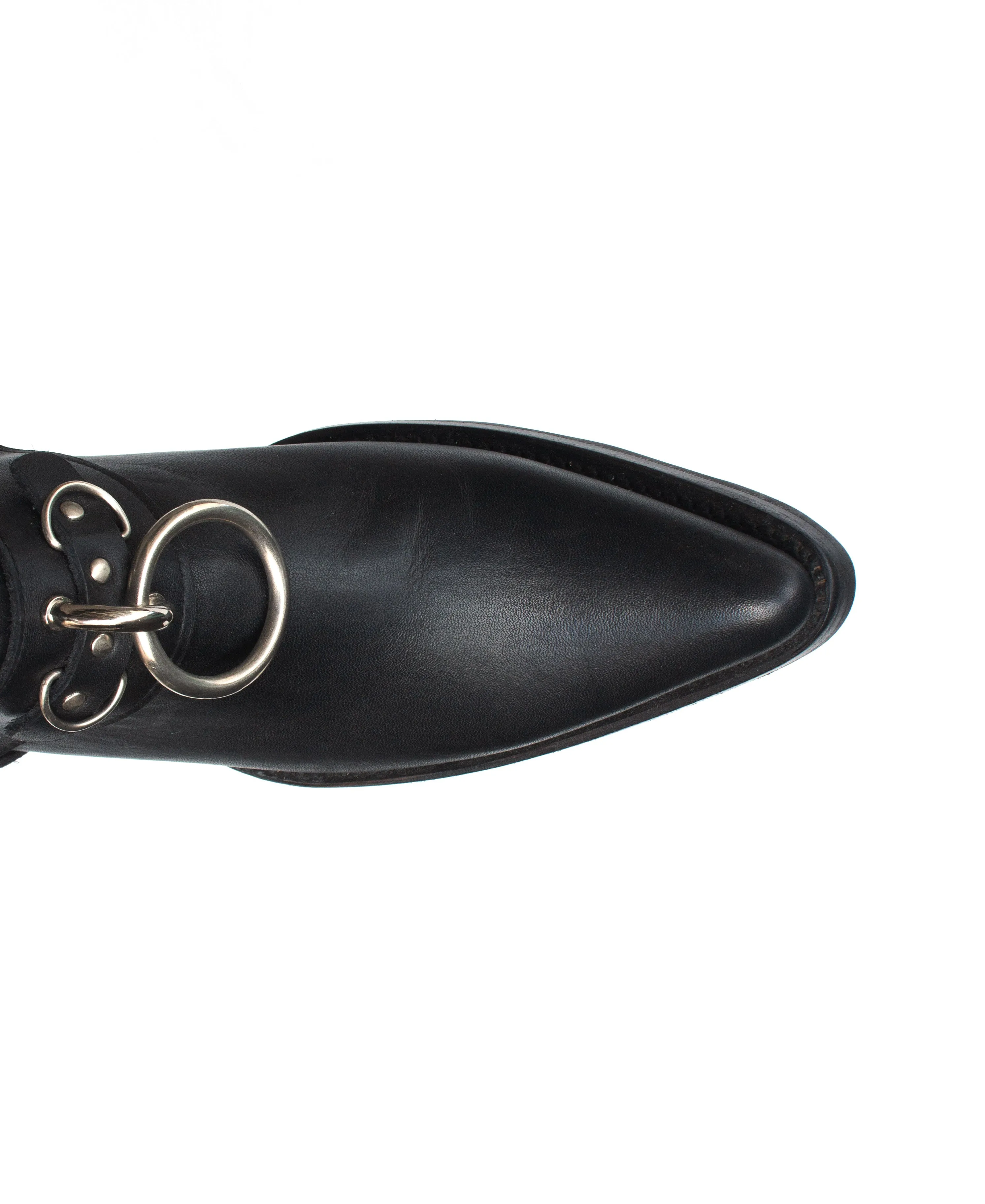 No.2202 FREEWAY Turbo O-Ring Slip-on Black Leather WOMEN PRE-SALE