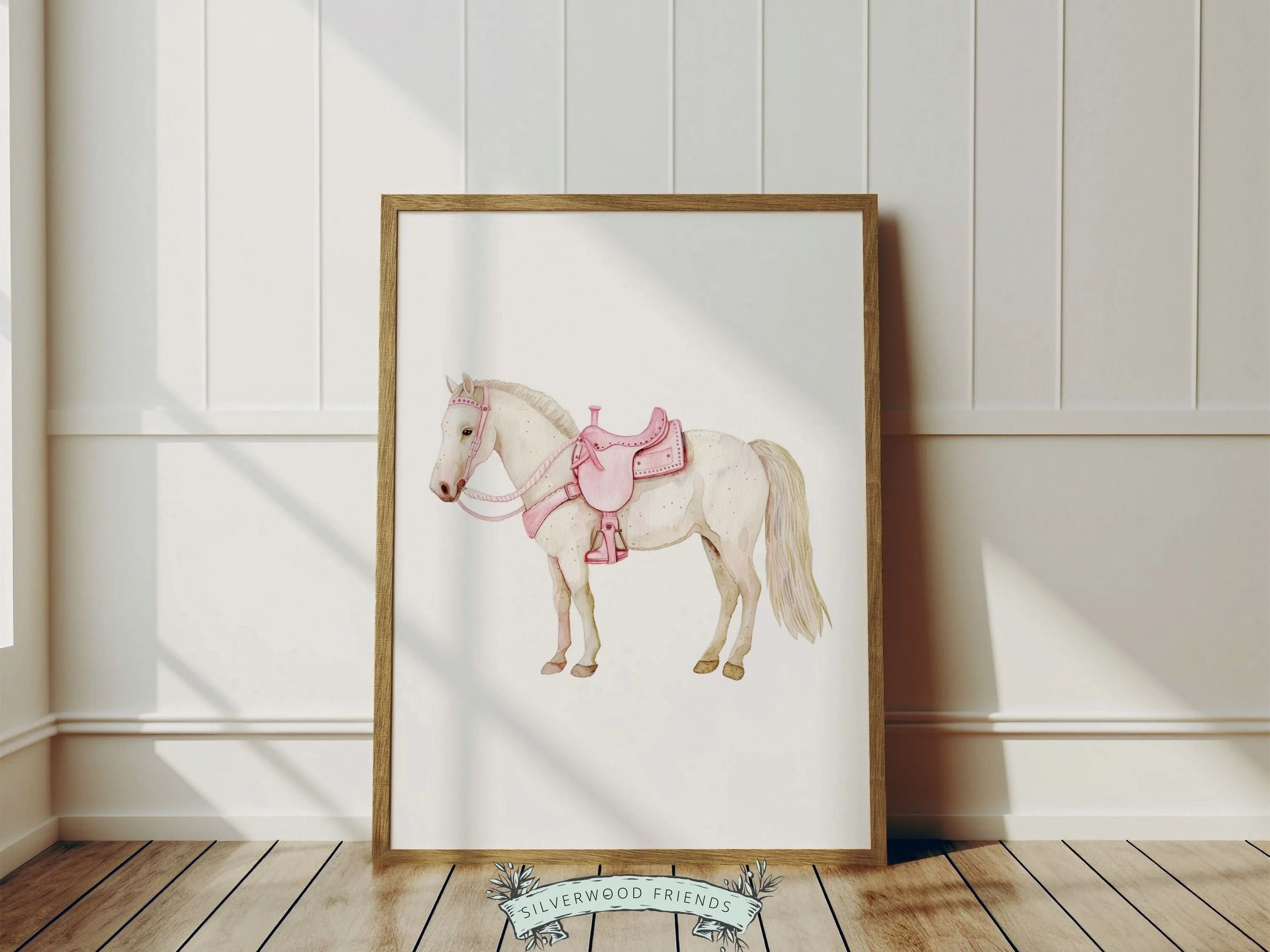 Pink Cowgirl Nursery Prints - Set of 3