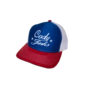 Red, White, & Blue Cody Jinks Script Hat