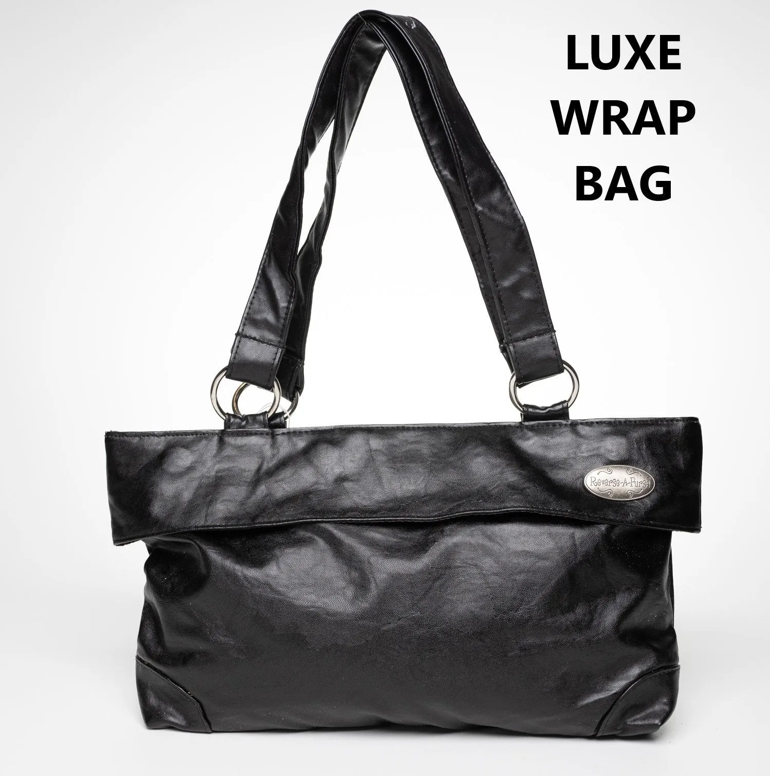 Reverse A Purse Black Luxe Wrap Collection - Saffron