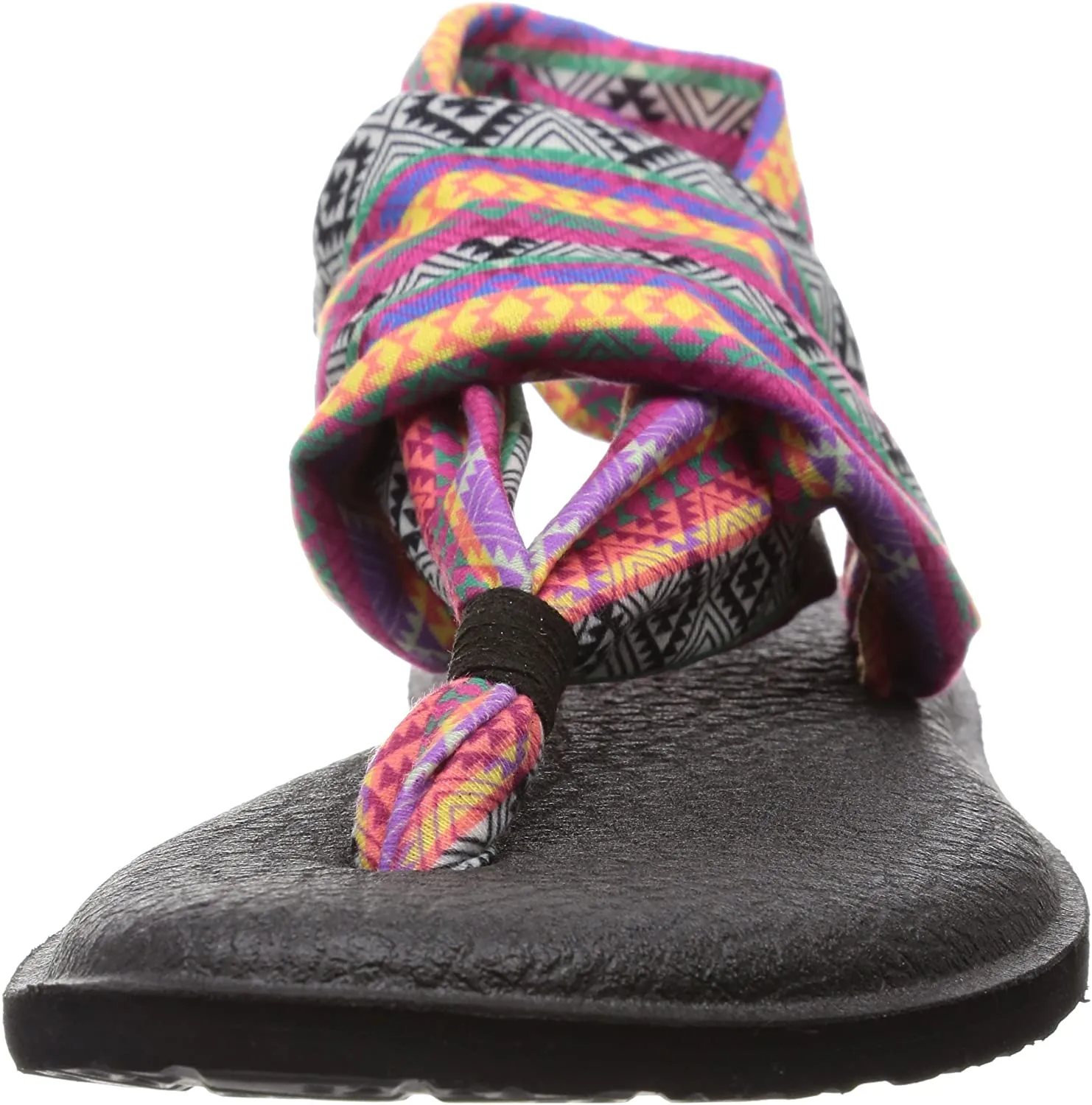 Sanuk Yoga Sling 2 Prints Magenta / Multi Tribal Stripe Sandals - Women's