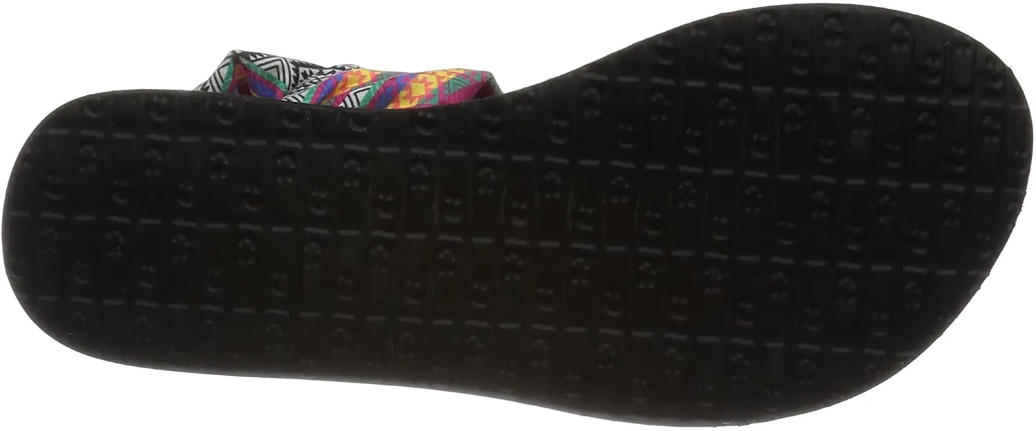 Sanuk Yoga Sling 2 Prints Magenta / Multi Tribal Stripe Sandals - Women's