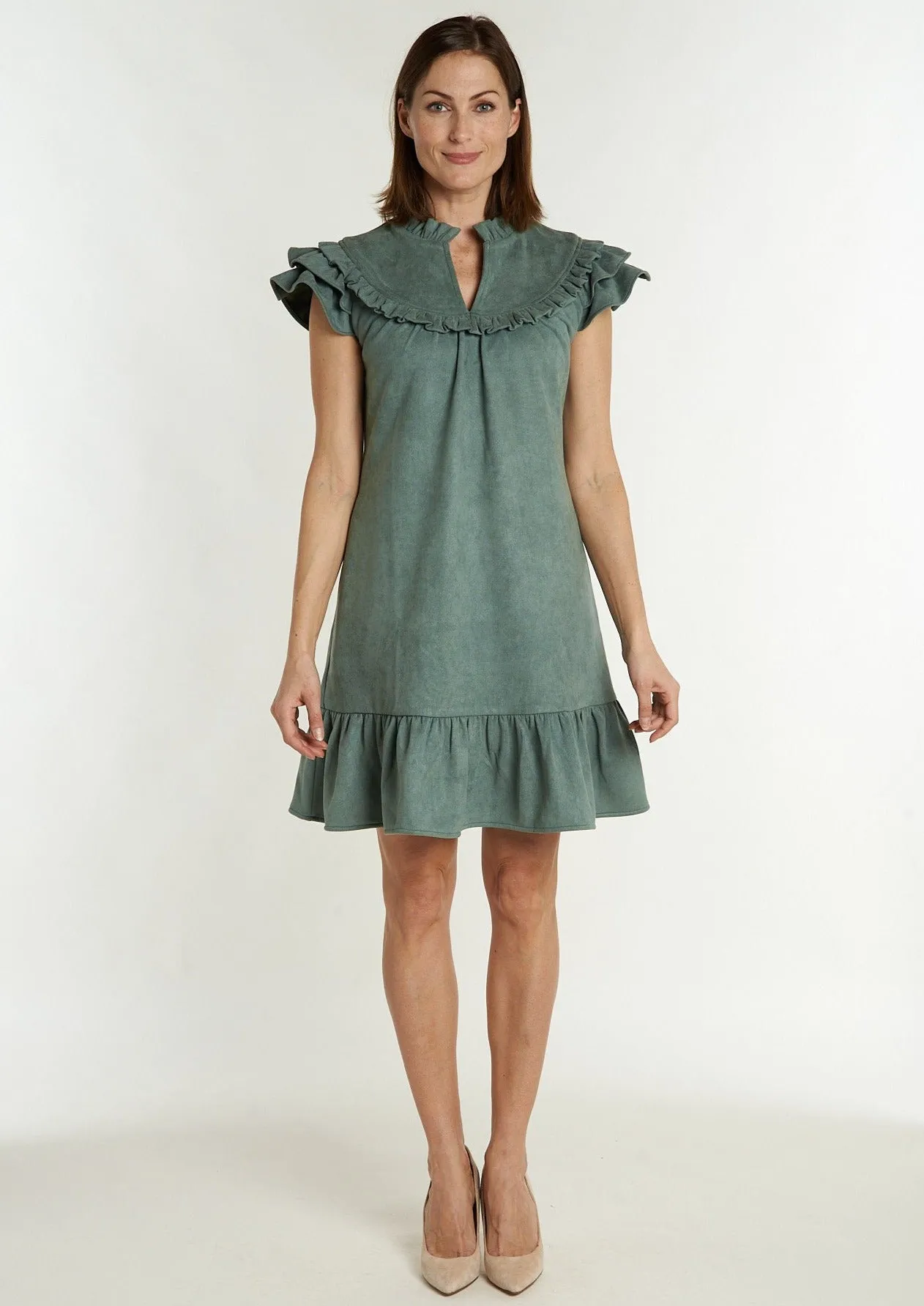 Silla Dress - Hunter Green