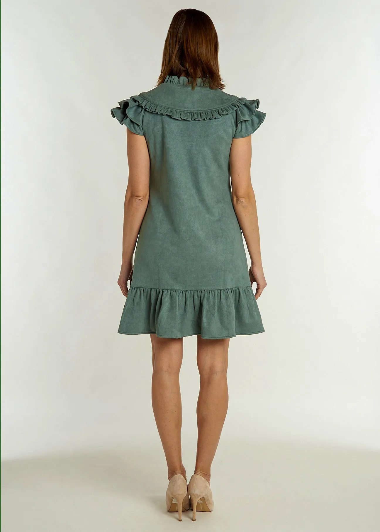 Silla Dress - Hunter Green