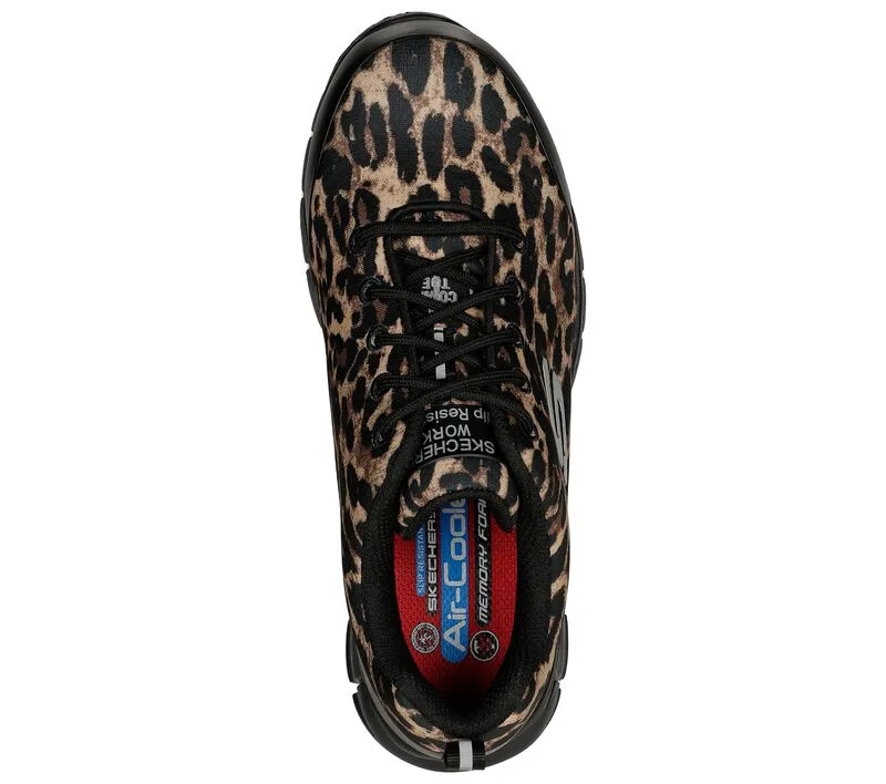 'Skechers' Women's Work: Sure Track-Saivy EH Comp Toe -  Leopard