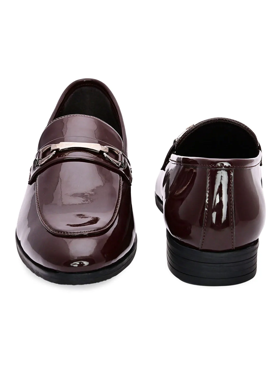 Sterling Brown Patent Loafers