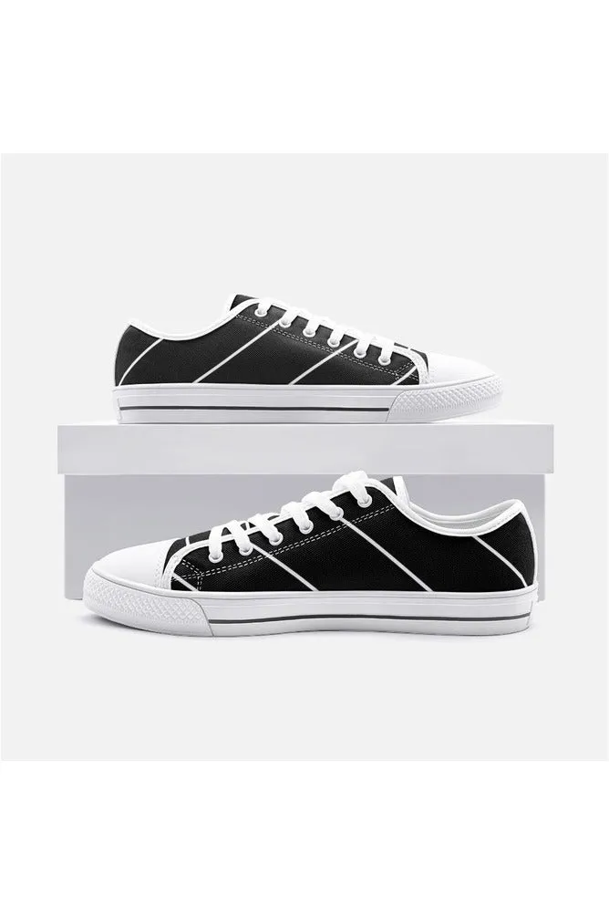 Striped Unisex Low Top Canvas Shoes