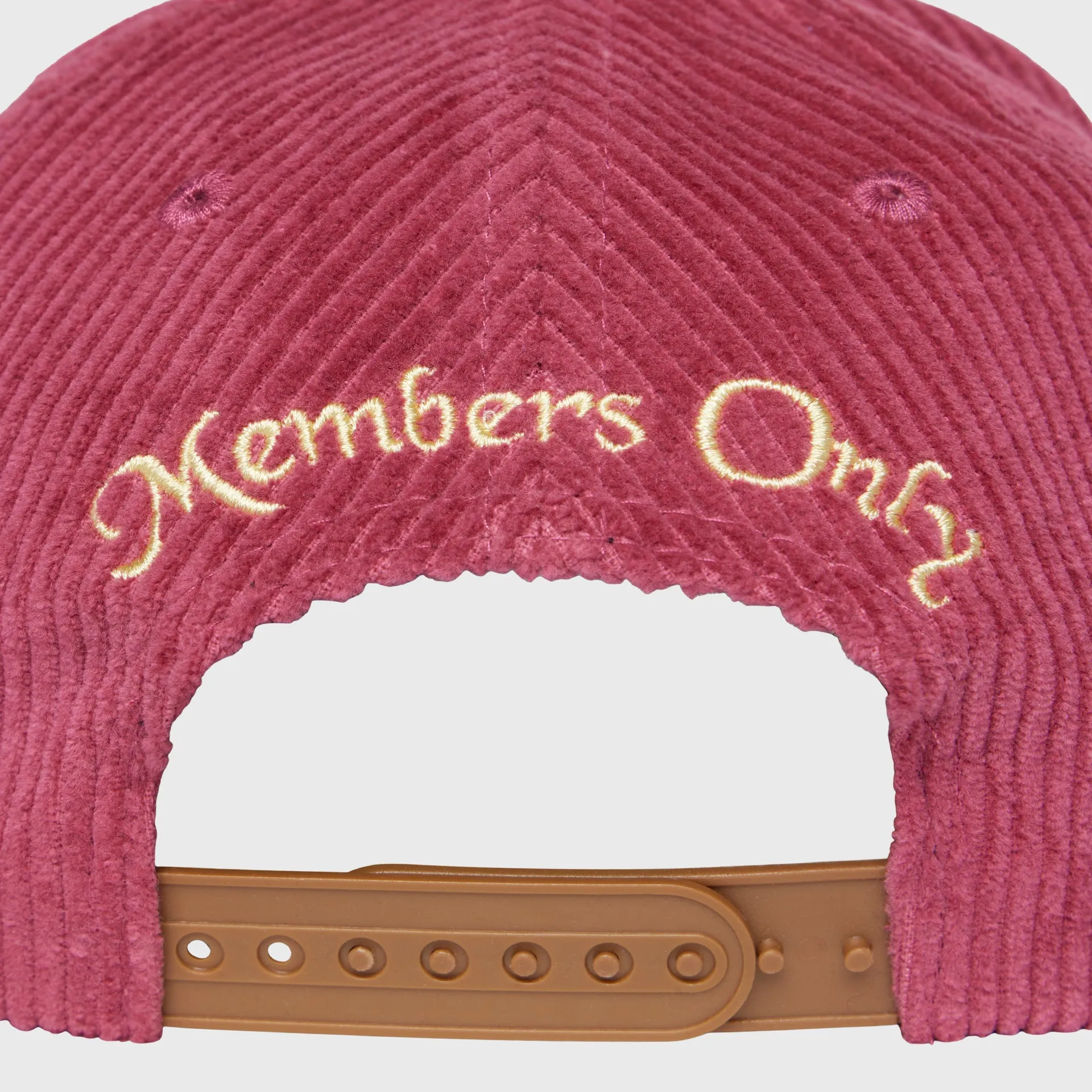 Tennis Crest Corduroy Hat Maroon