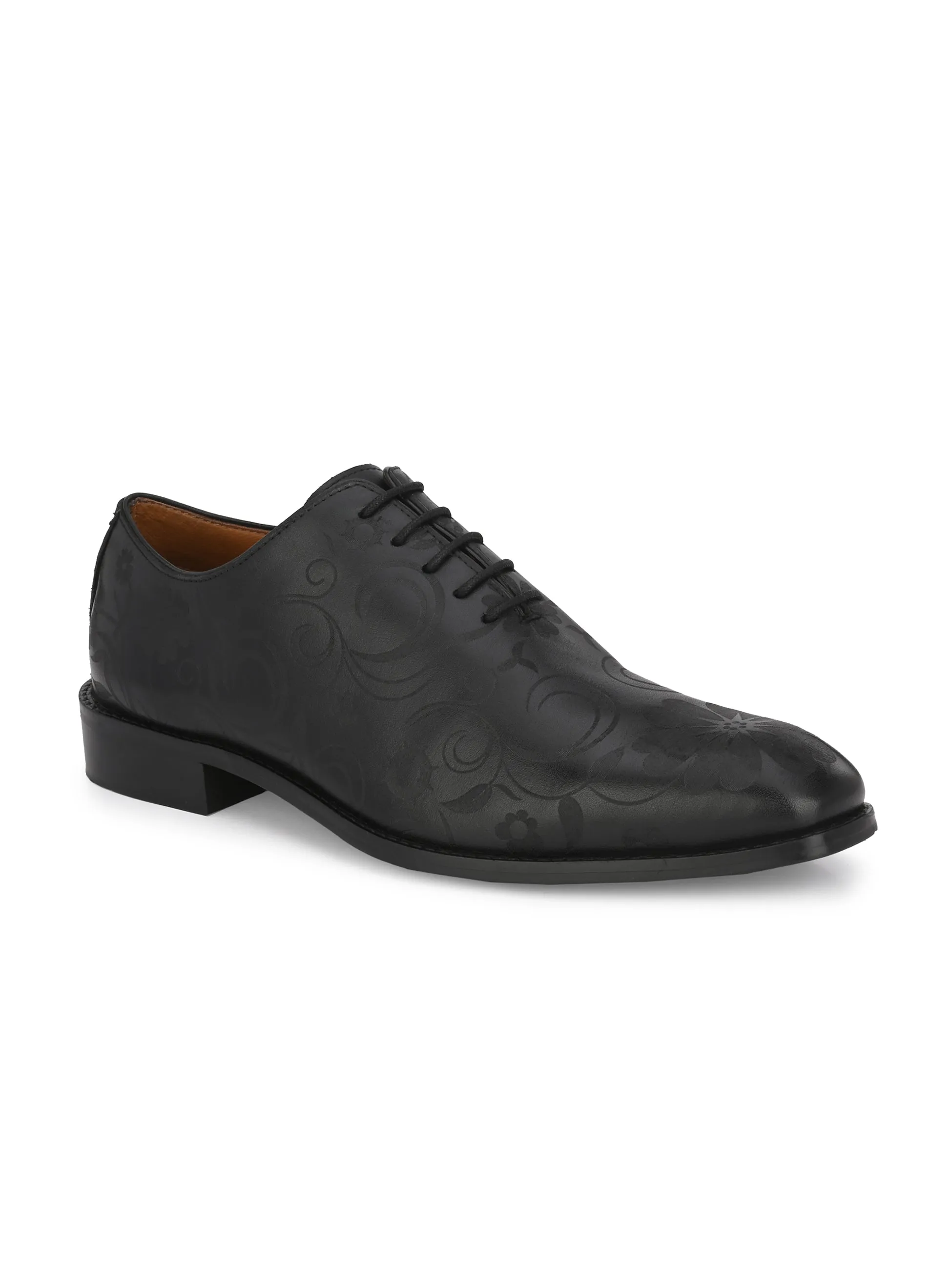 Titan Black Derby Shoes