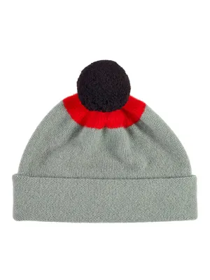 Top Spot Pompom Hat Kintyre & Scarlet