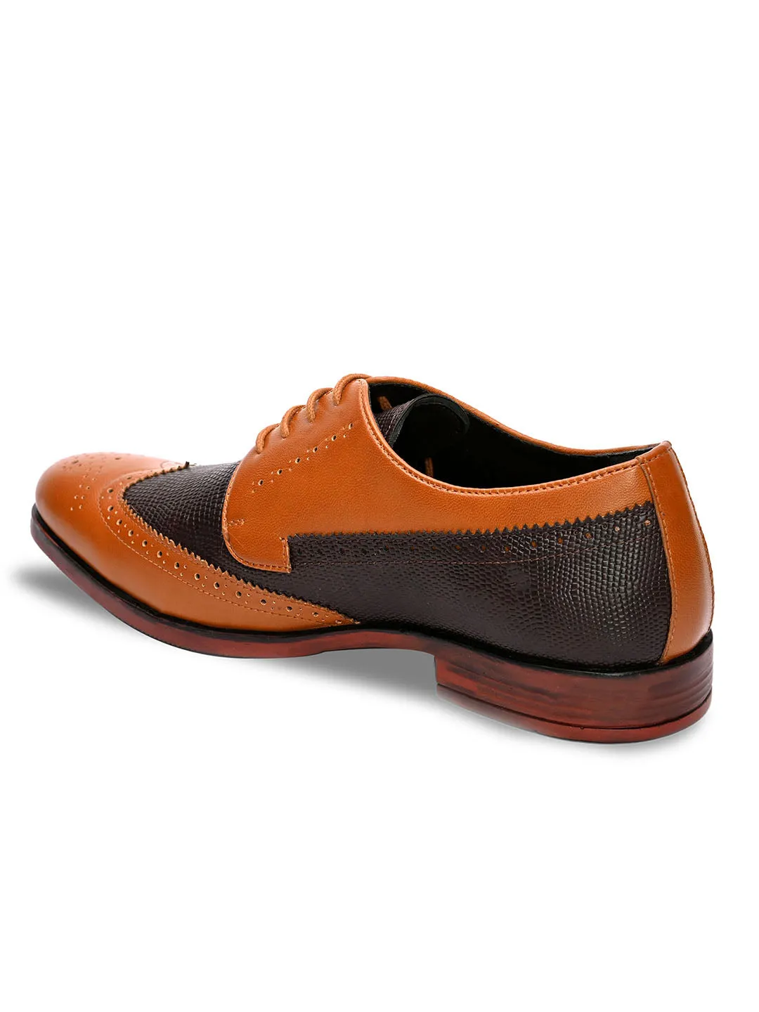 Uptown Tan Brogues