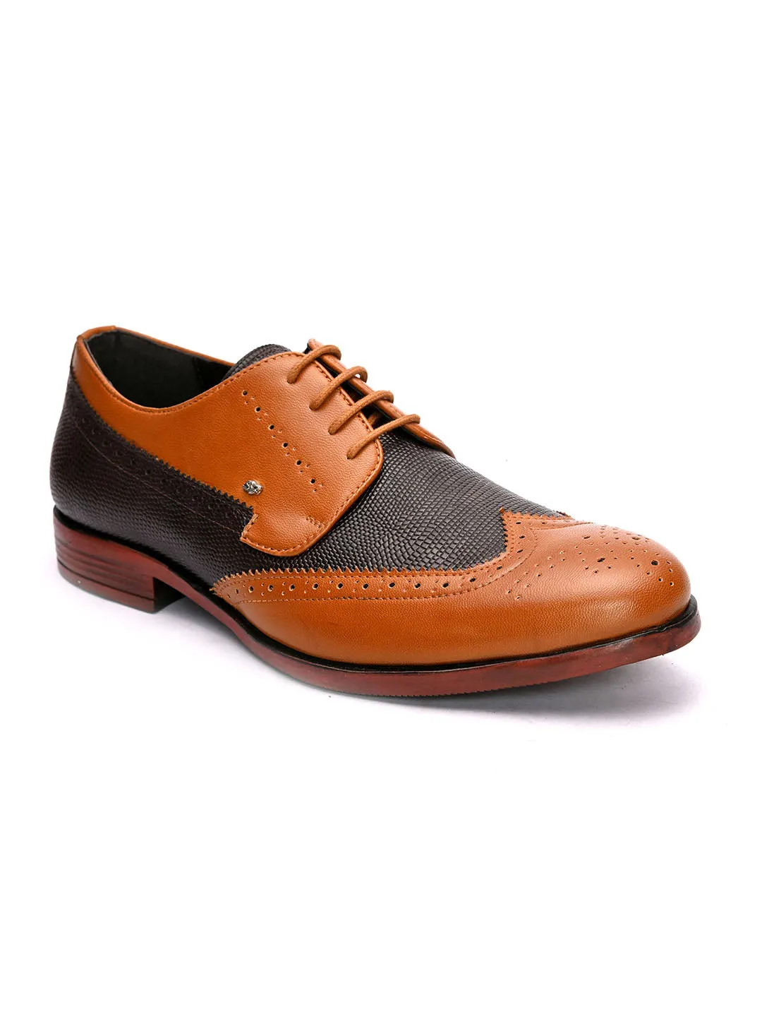 Uptown Tan Brogues