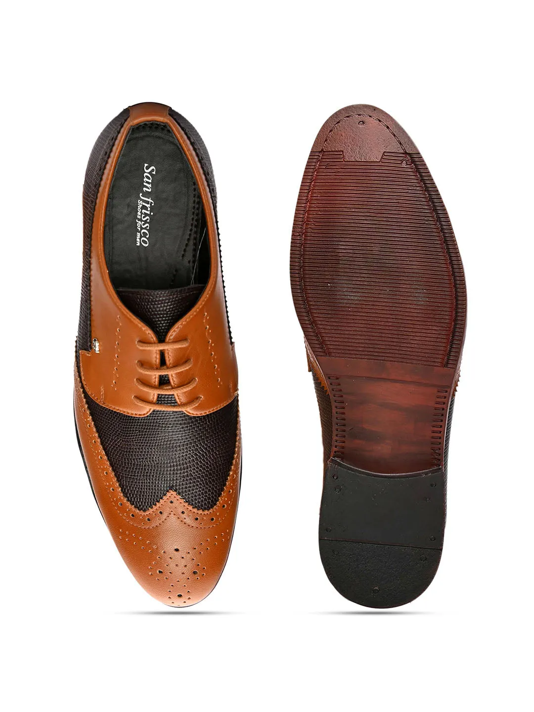 Uptown Tan Brogues