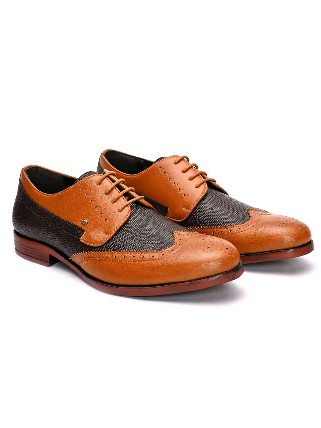 Uptown Tan Brogues